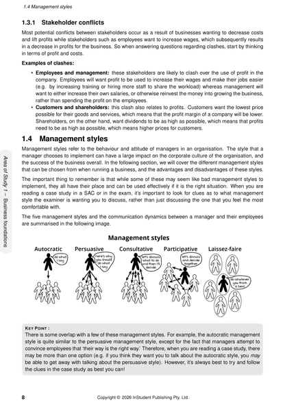 ATAR Notes VCE Business Management 3&4 Complete Course Notes (2027-2029)