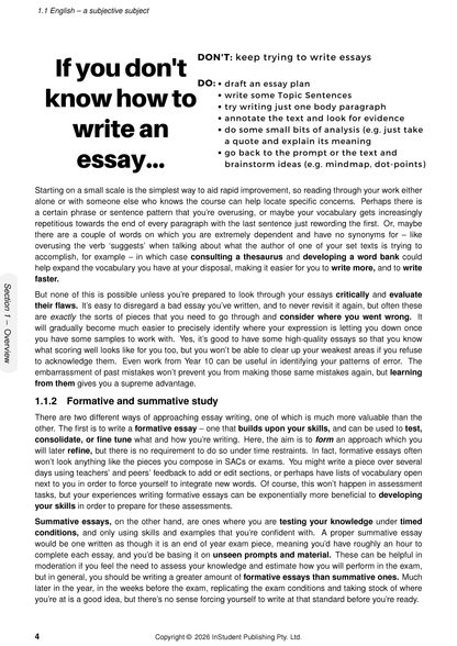 ATAR Notes VCE English and EAL 1&2 Complete Course Notes (2027-2029)