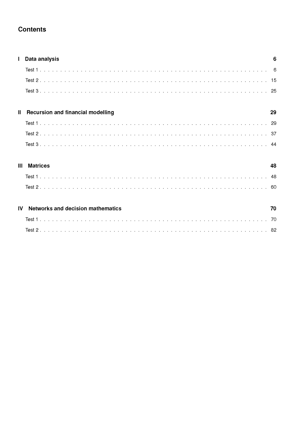 ATAR Notes VCE General Maths 3&4 Topic Tests (2027-2029)