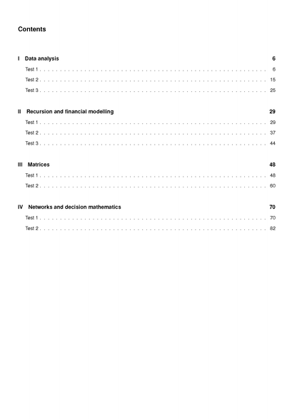 ATAR Notes VCE General Maths 3&4 Topic Tests (2027-2029)