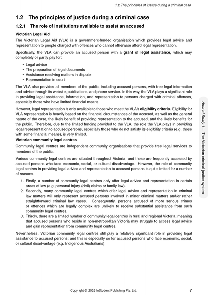Printed page of course notes by ATAR Notes, featuring black text, headings, and bullet points.