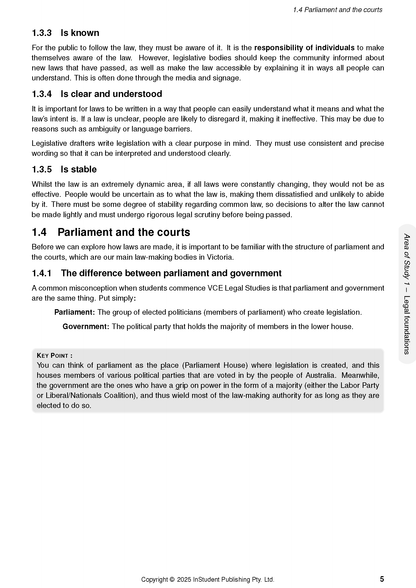 Course notes page by ATAR Notes with black text, headings, bullet points, and a grey key point box.