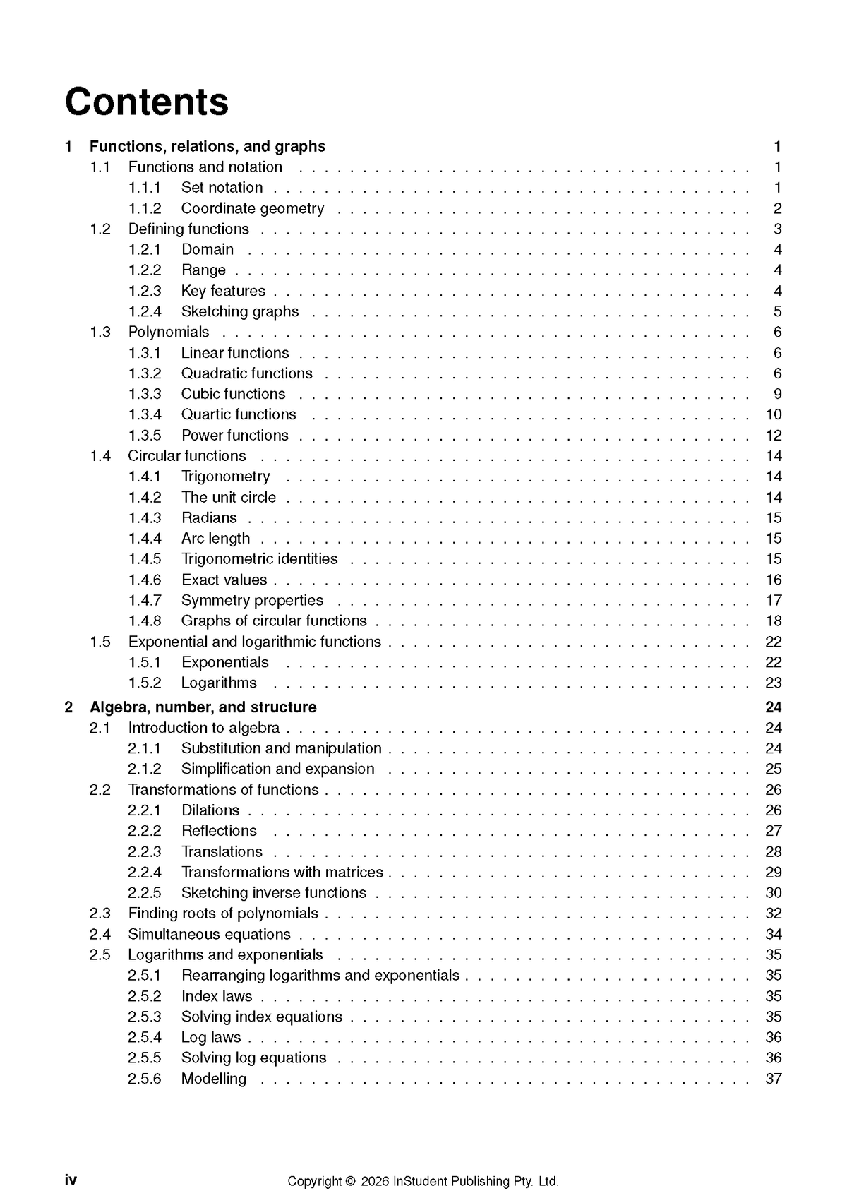 ATAR Notes VCE Maths Methods 1&2 Complete Course Notes (2027-2029)