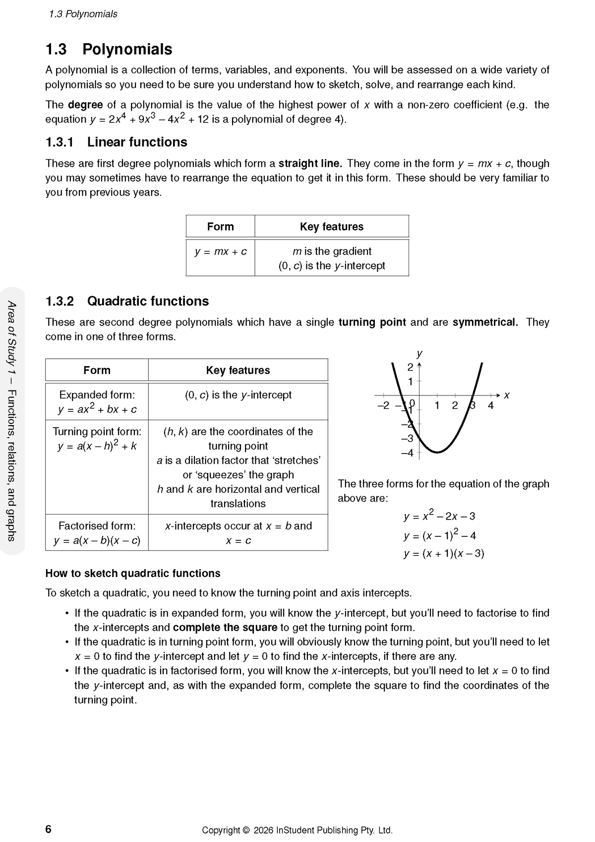 ATAR Notes VCE Maths Methods 1&2 Complete Course Notes (2027-2029)