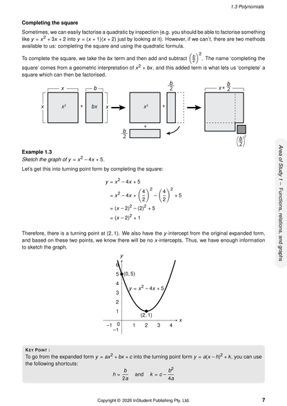 ATAR Notes VCE Maths Methods 1&2 Complete Course Notes (2027-2029)