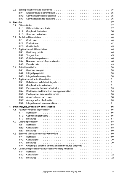 ATAR Notes VCE Maths Methods 3&4 Complete Course Notes (2027-2029)
