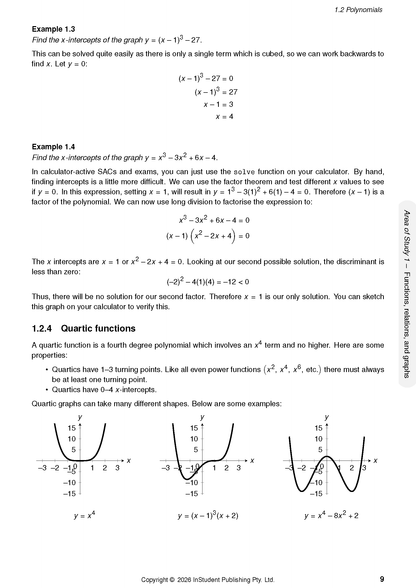 ATAR Notes VCE Maths Methods 3&4 Complete Course Notes (2027-2029)