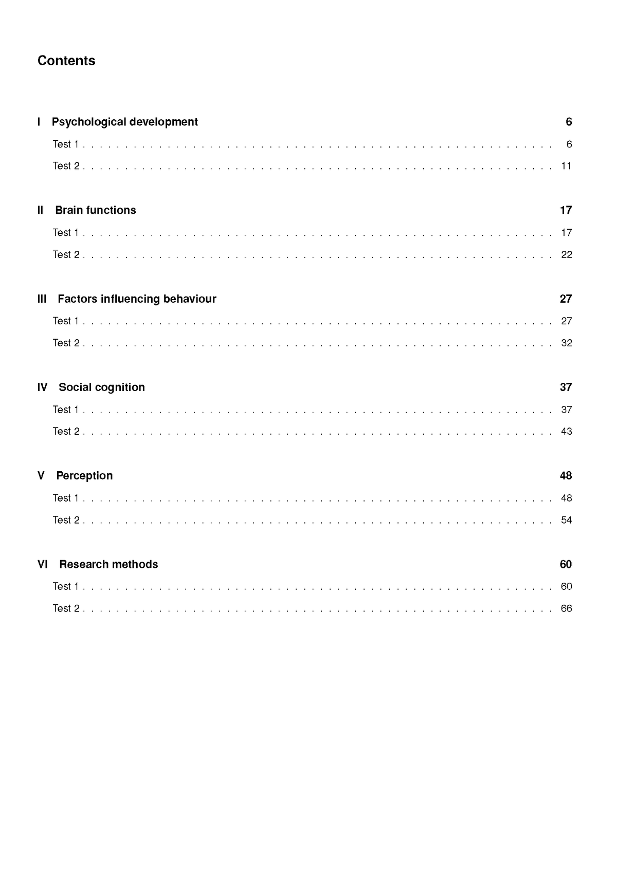ATAR Notes VCE Psychology 1&2 Topic Tests (2027-2029)