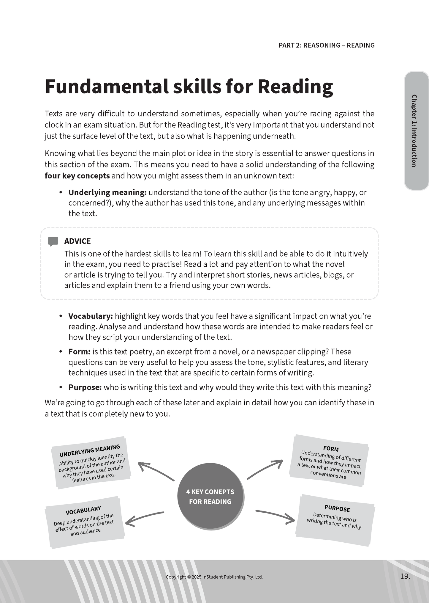 White course notes guide by ATAR Notes, displaying a page with text, advice box, and a 4-concept diagram.
