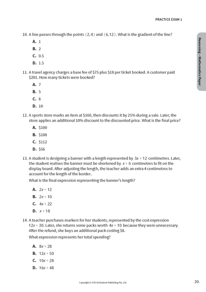 ATAR Notes VIC Selective Schools Practice Exams: Year 9 Entry (2026-2028)