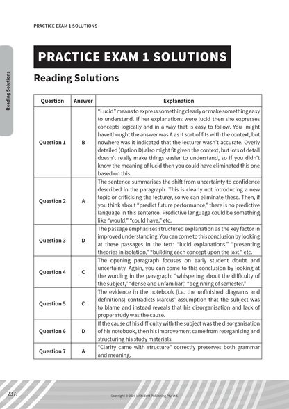ATAR Notes VIC Selective Schools Practice Exams: Year 9 Entry (2026-2028)