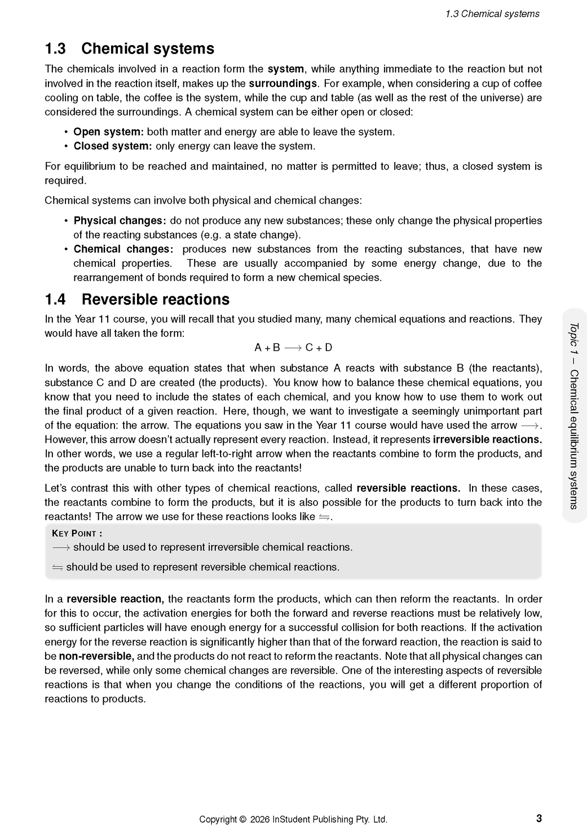 ATAR Notes WACE Year 12 Chemistry 3&4 Complete Course Notes (2027-2029)