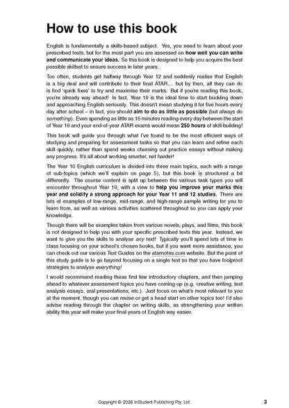 ATAR Notes Year 10 English Complete Course Notes (2027-2029)