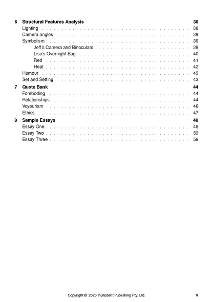 White text guide by InStudent Publishing Pty. Ltd. displaying a table of contents.