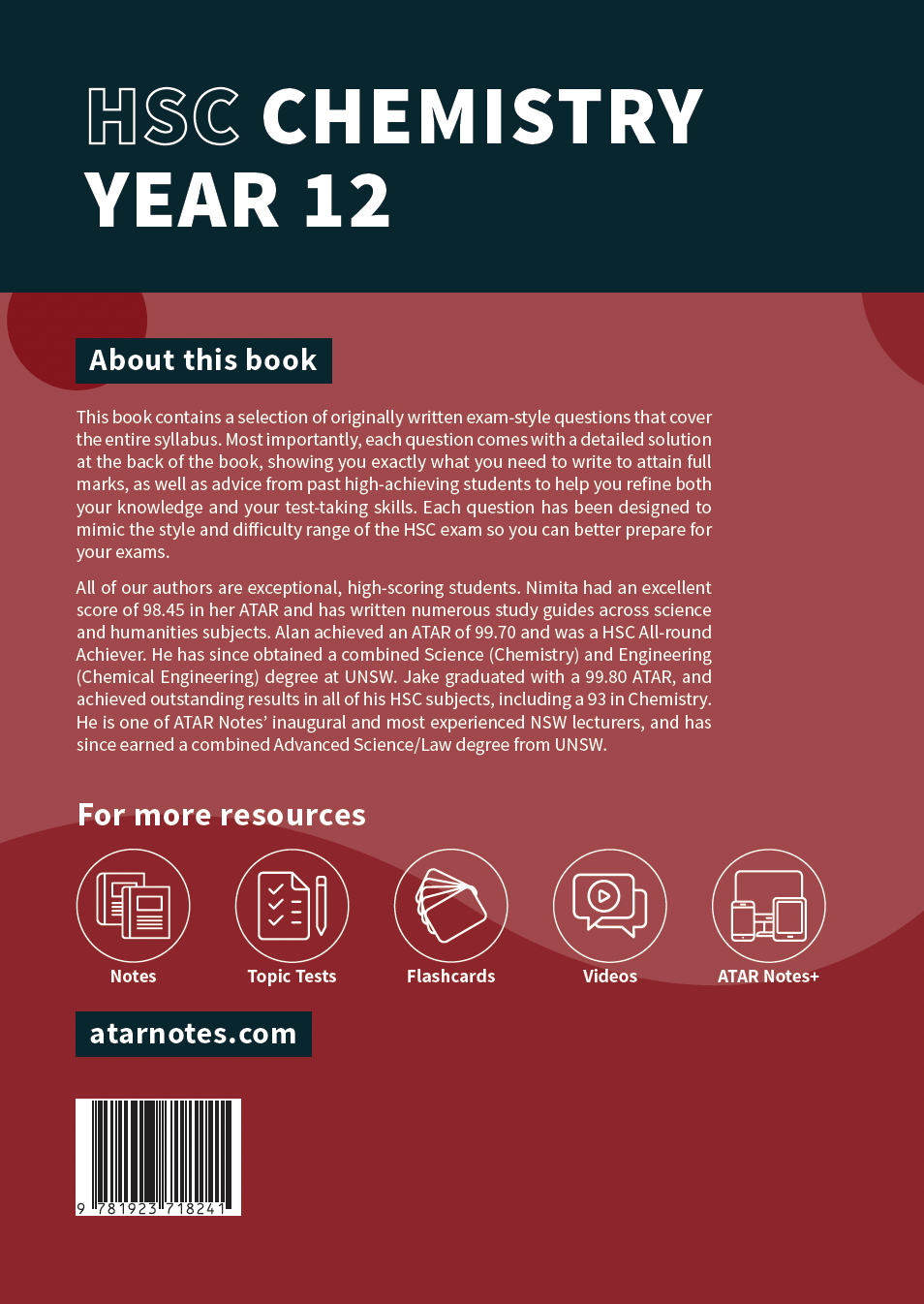 ATAR Notes HSC Year 12 Chemistry Topic Tests (2026-2028)