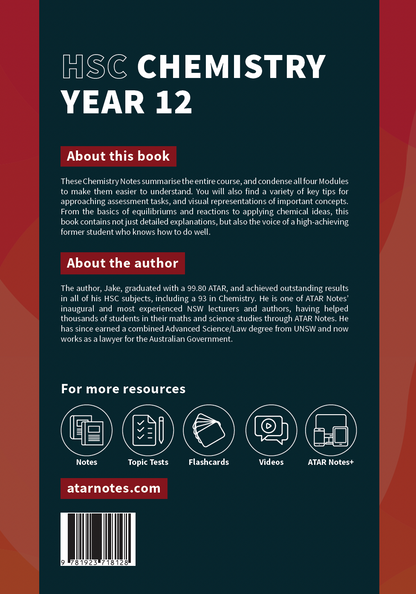 ATAR Notes HSC Year 12 Chemistry Complete Course Notes (2027-2028)