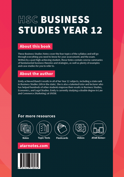 ATAR Notes HSC Year 12 Business Studies Complete Course Notes (2027-2028)