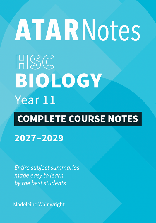 ATAR Notes HSC Year 11 Biology Complete Course Notes (2027-2029)