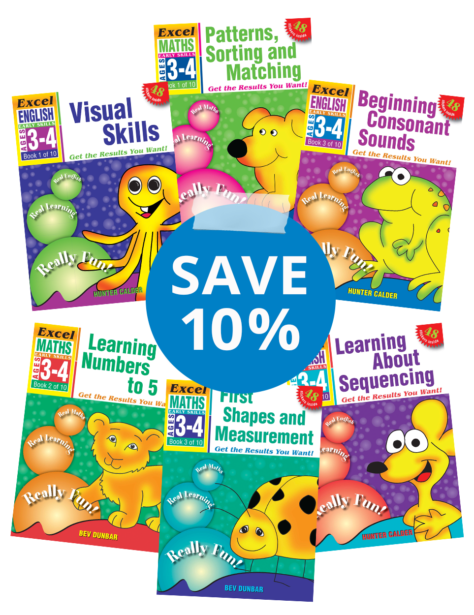 Excel Early Skills Book Pack Age 3-4