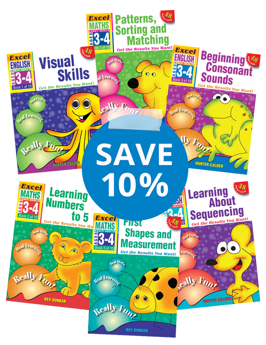 Excel Early Skills Book Pack Age 3-4